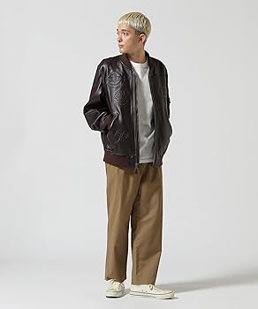 Amazon.co.jp: [アヴィレックス] ジャケット LEATHER TYPE MA-1