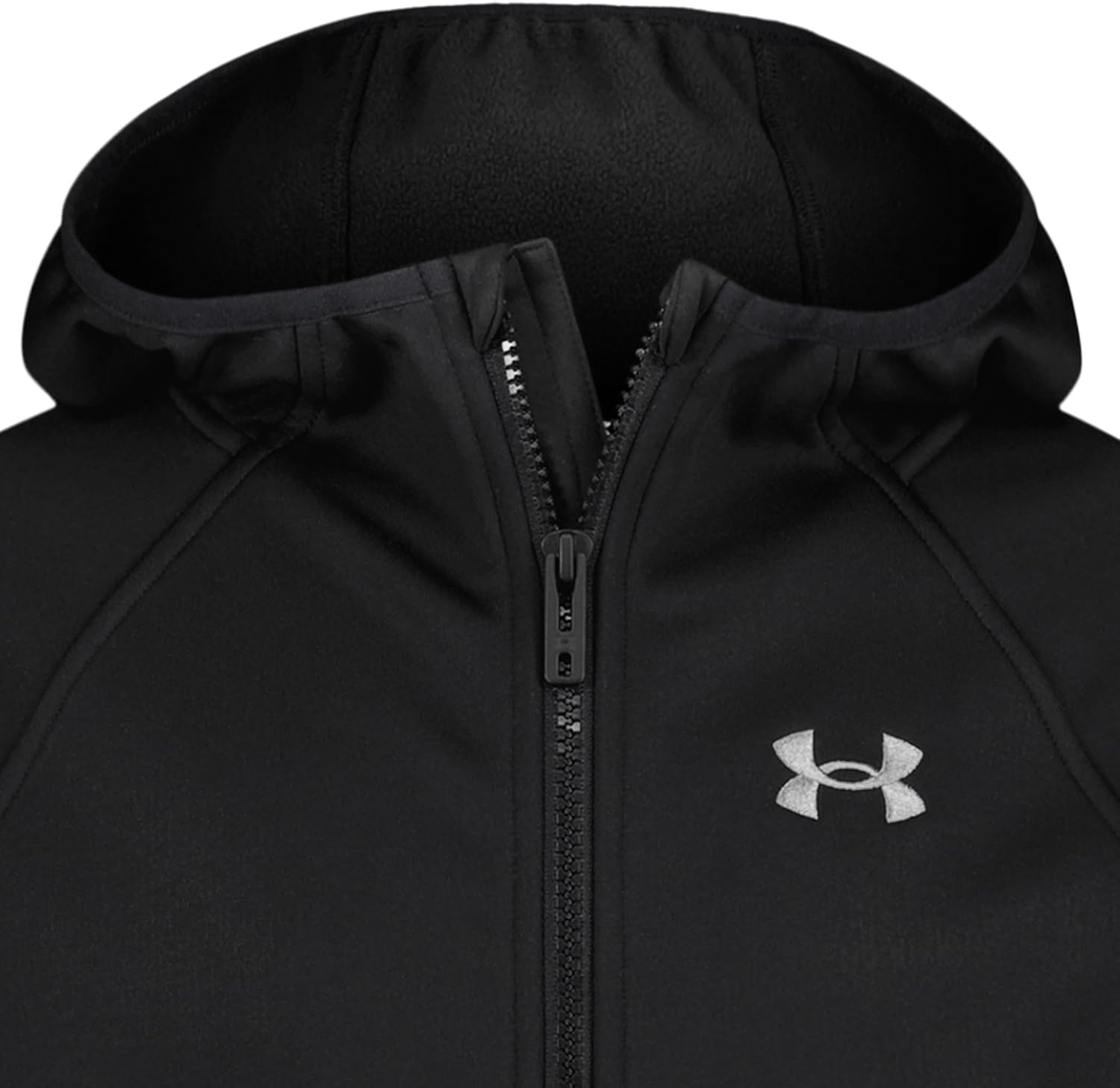 Under Armour erkek çocuk Sim Softshell Ceket, Kapüşonlu, Fermuarlı Kapanışlı, Suya dayanıklı ve Hafif