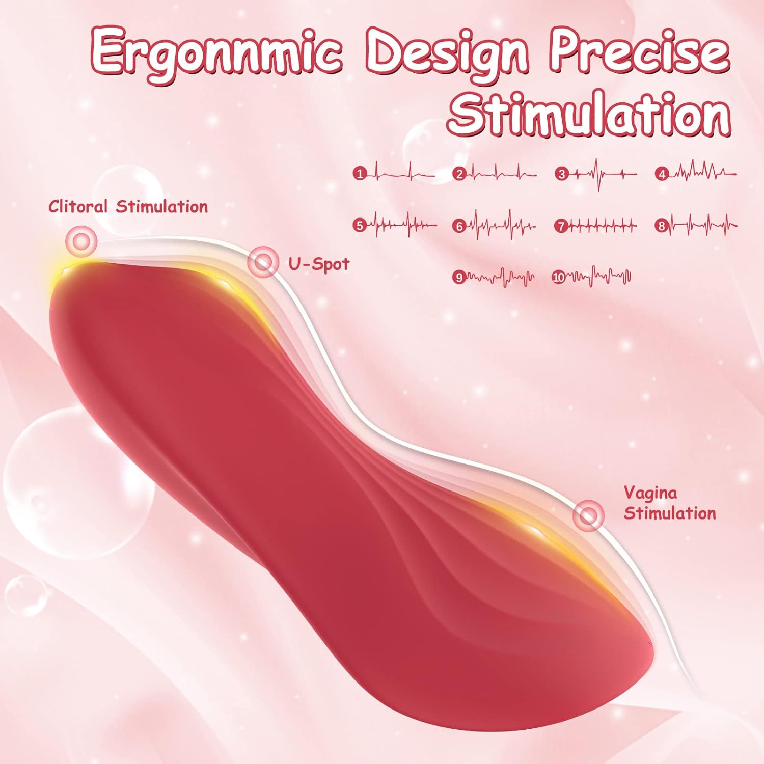 Remote Control Wearable Panty Clitoral Vibrator Adult Sex Toys G Spot Butterfly Vibrators for Women with 10 Vibration Modes, Magnetic Charging Clitoral Stimulator for Women and Couples Pleasure