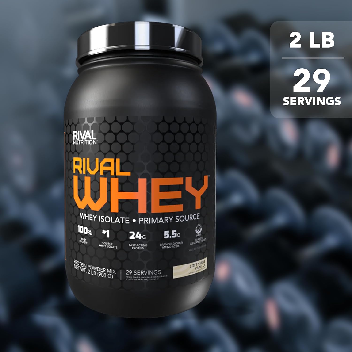 Rival Whey Soft Serve Vanilla 2lb