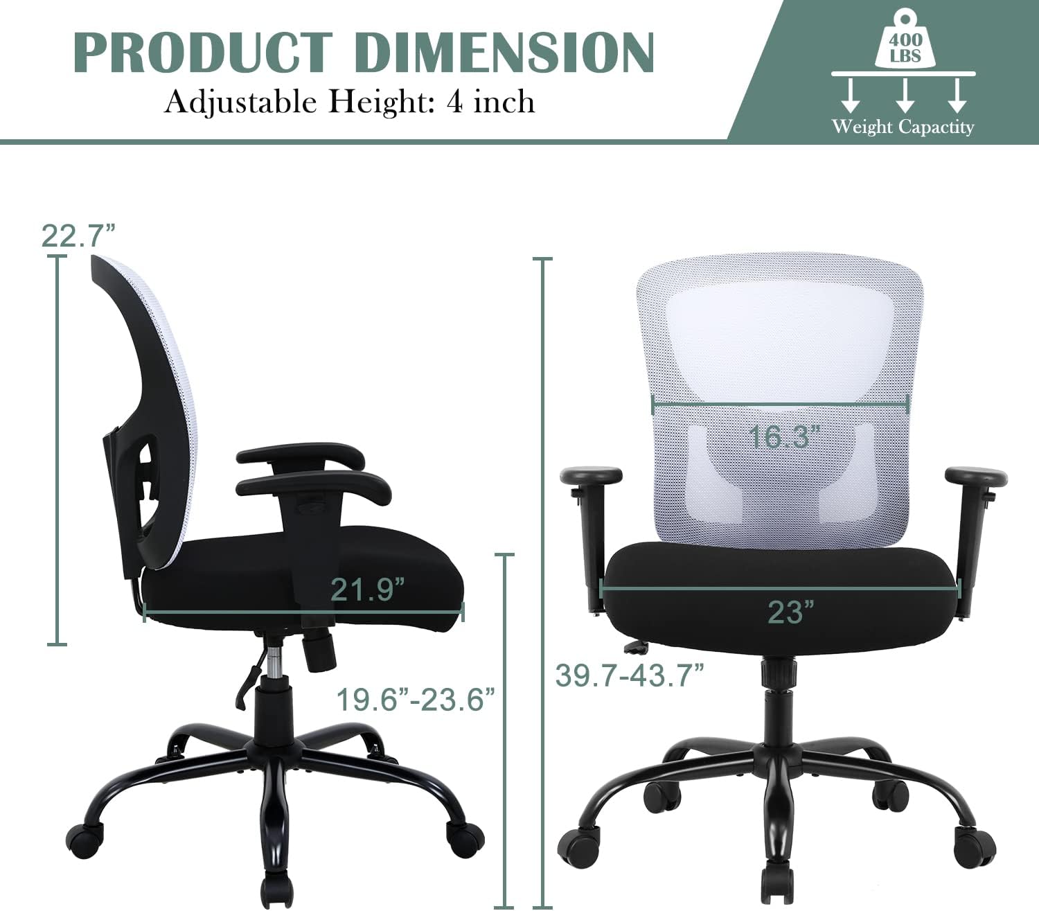 CL.Store Ergonomic Office Chair fully assembled
