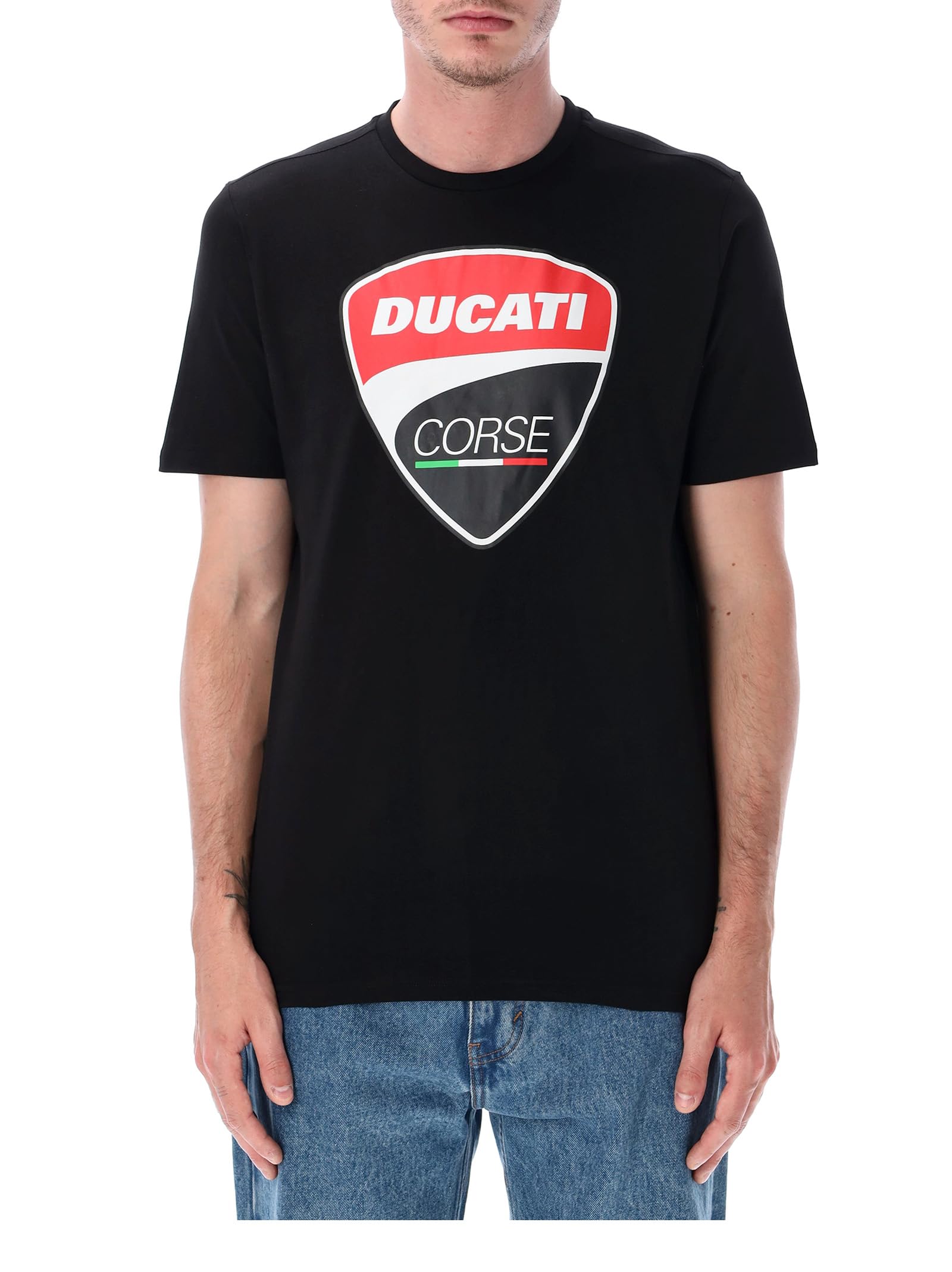 Ducati Corse Badge T-Shirt 2024 - Official Collection Black