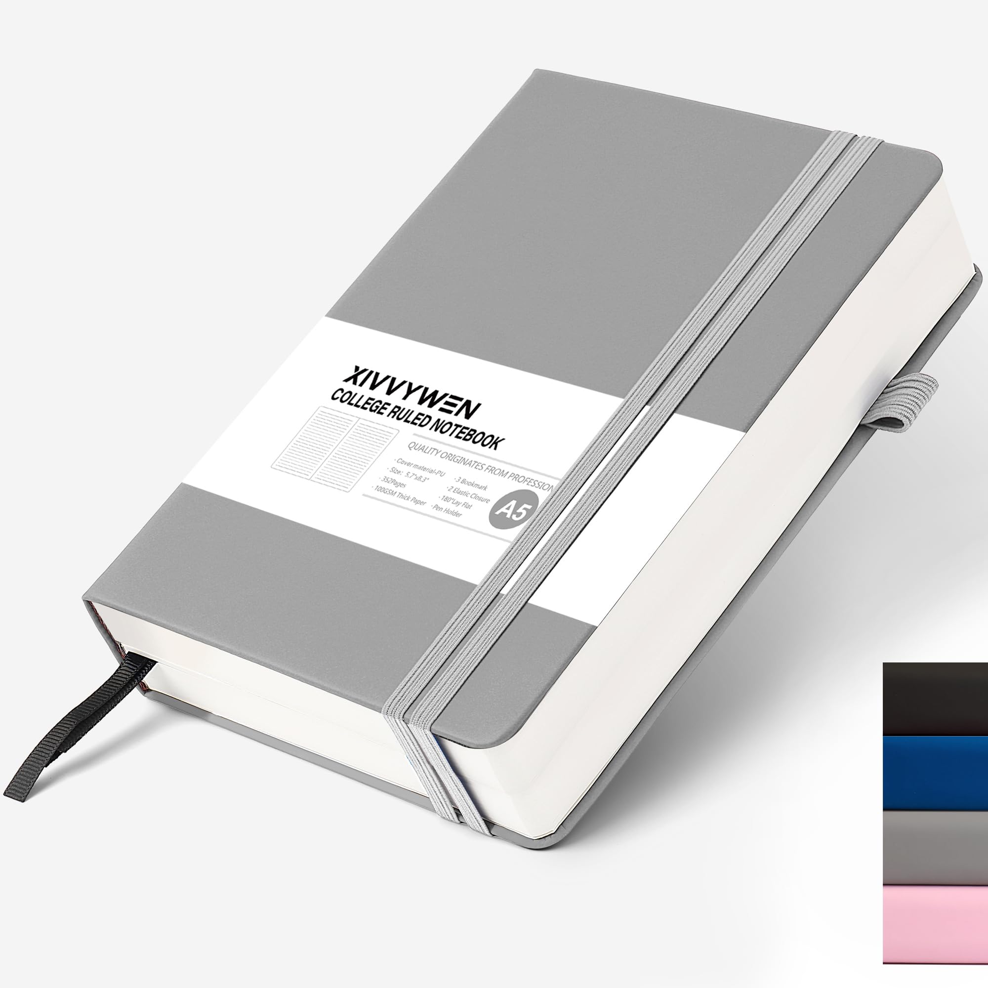 Carnet ligné A5 couverture rigide pour ne plus perdre vos notes de réunion - 8