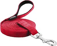 Vista 8 de Correa impermeable para perros Loutep de 10 pies, 16 pies, 30 pies, 50 pies, línea larga de PVC para perros, correa de playa, natación, seguimiento