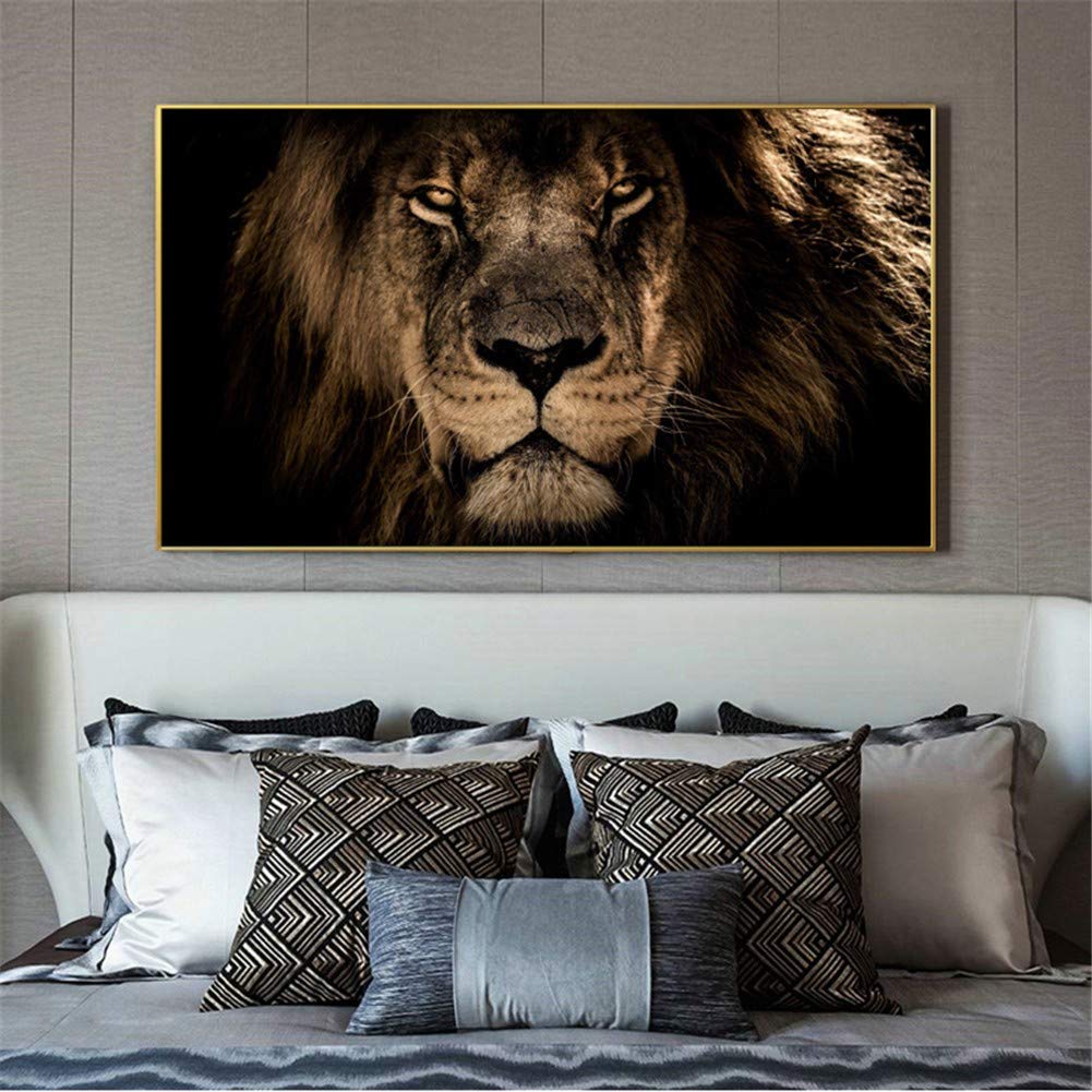 Kits mosaïque lion DIY 5D, l'activité créative idéale à offrir pour la déco de chambre