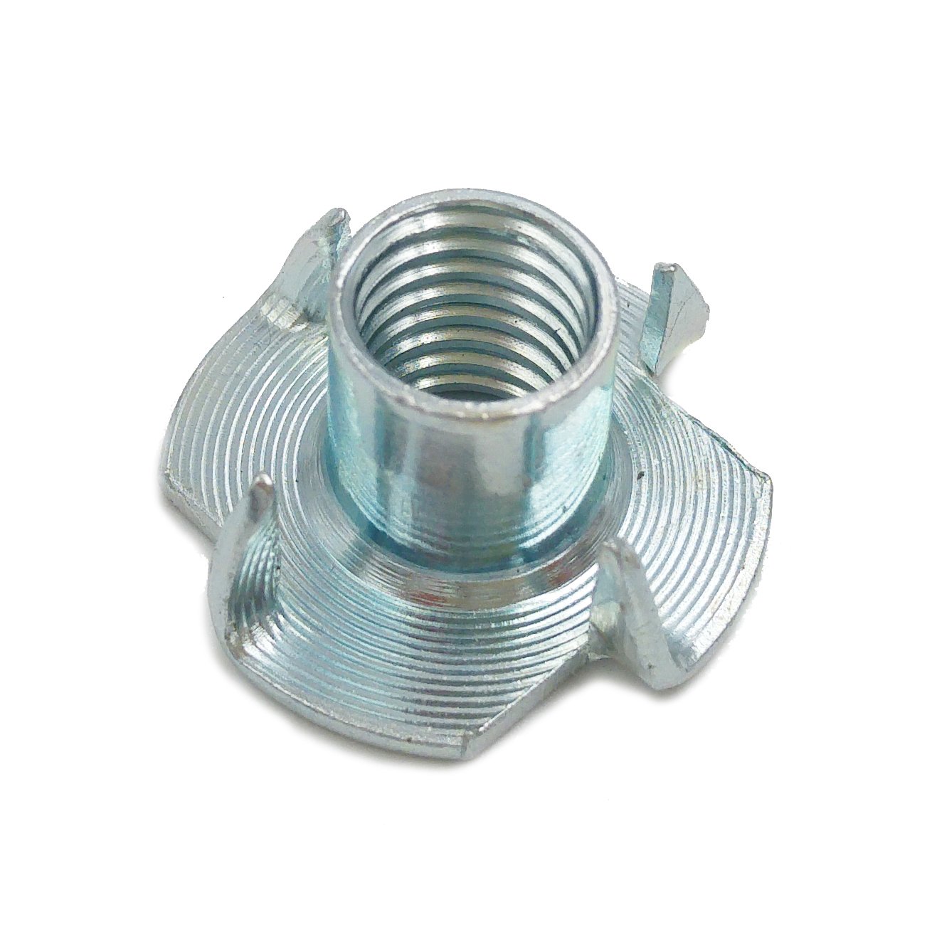 PARCO Einschlagmuttern mit 4 Einschlagspitzen M8 x 11 mm, verzinkt, 100 Stück