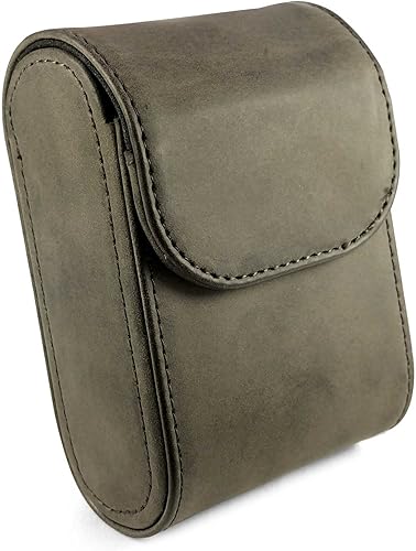 Miniatura 4 de TUFF LUV Funda plegable para lentes de sol a prueba de aplastamiento con trabilla para cinturón para Ray-Ban Wayfarer plegable, color marrón (gafas