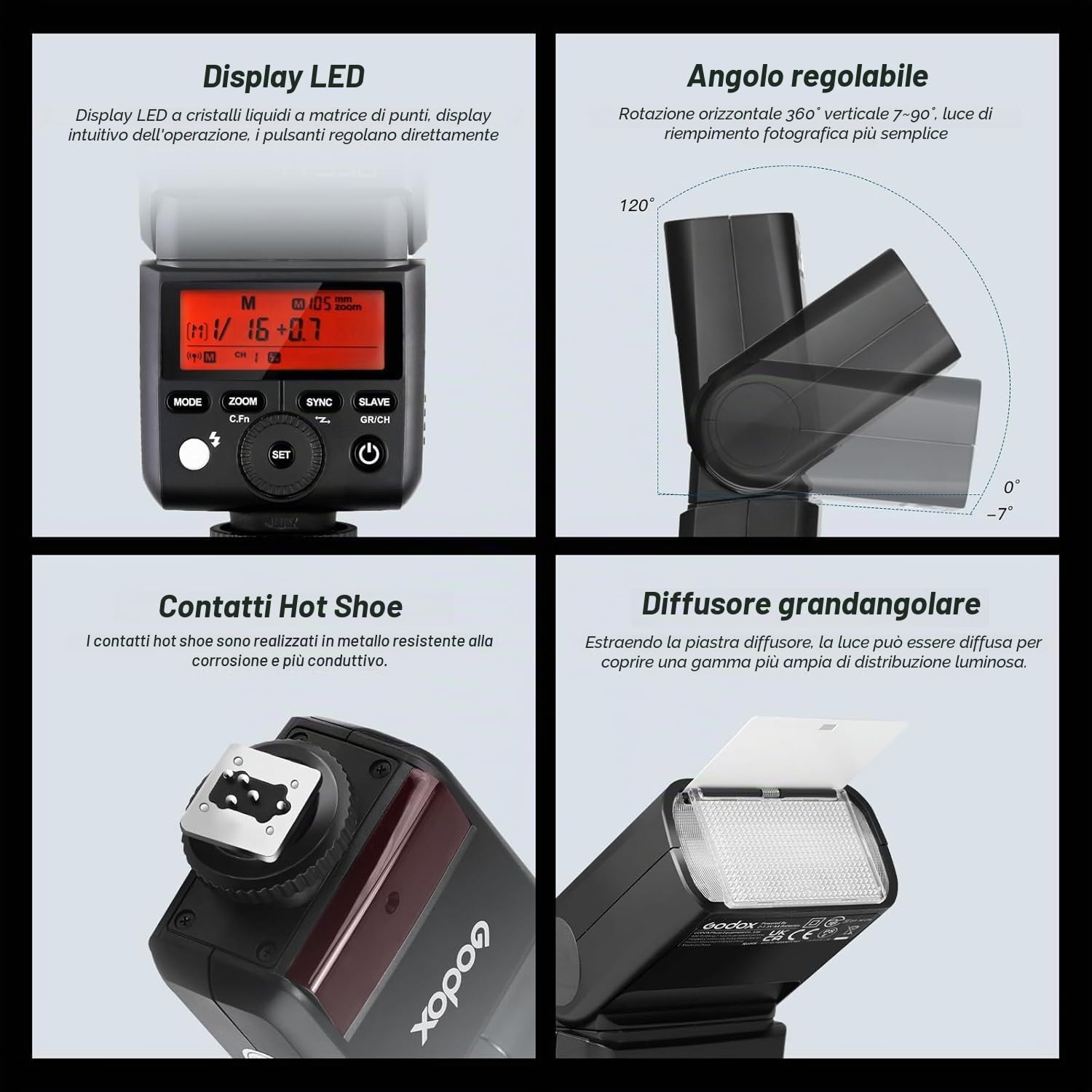 Godox tt350 C Flash Ttl per Canon