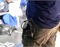 Vista 5 de Clip de oreja universal para orejeras – Cierre magnético de neodimio – Se adapta a cinturones de hasta 2 pulgadas – Negro, seguro y cómodo soporte