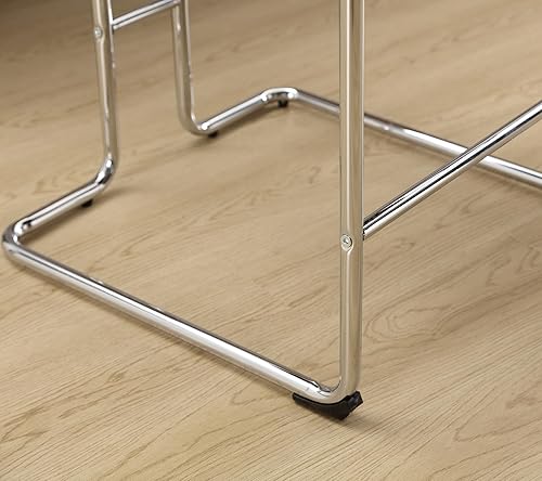 Miniatura 7 de DUOMAY Mid-Century - Juego de 2 taburetes de bar modernos de 26 pulgadas de altura de mostrador con respaldo de ratán, silla de cocina tapizada de