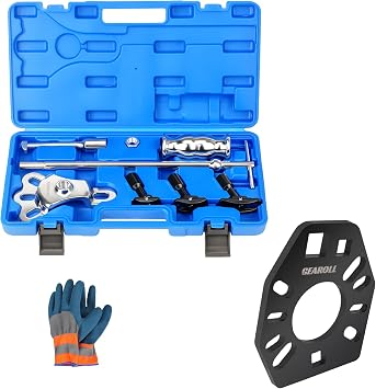 Rear Axle Bearing Remove Puller Tool Kit&Pinion Yoke Wrench Tool
