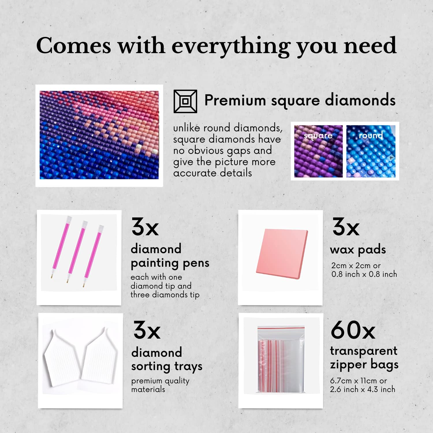 Neopalette Diamond Painting Kits for Adults, Art and Craft, Full Drill Diamond Painting Abstract, DIY 5D Diamond Art Craft, Square Diamond (National Park 1)
