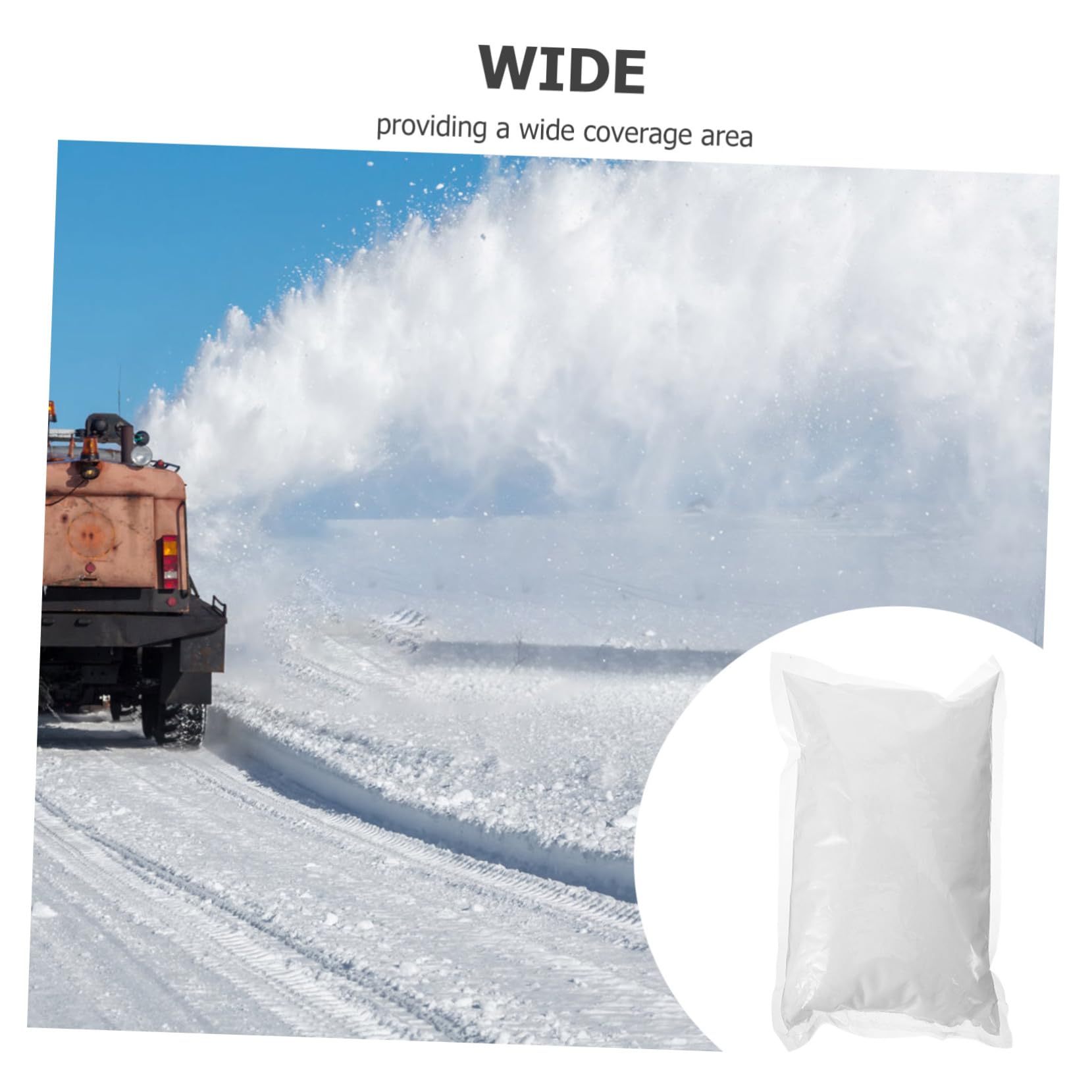 Milisten 1paquete Descongelante De Ecológico De Material para Derretir y Rápida Carreteras y Superficies Invierno
