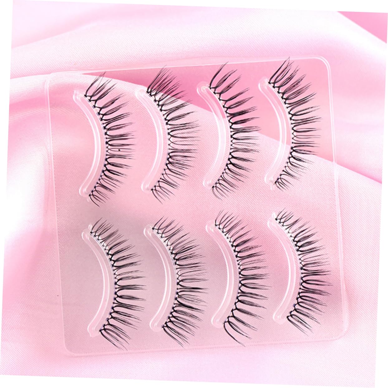 12paia Ciglia Finte Naturali Fibra Per Donna Ciglia Fatte Mano Per Eventi Sfilate e Uso Quotidiano Look Realistico e Comfortevole