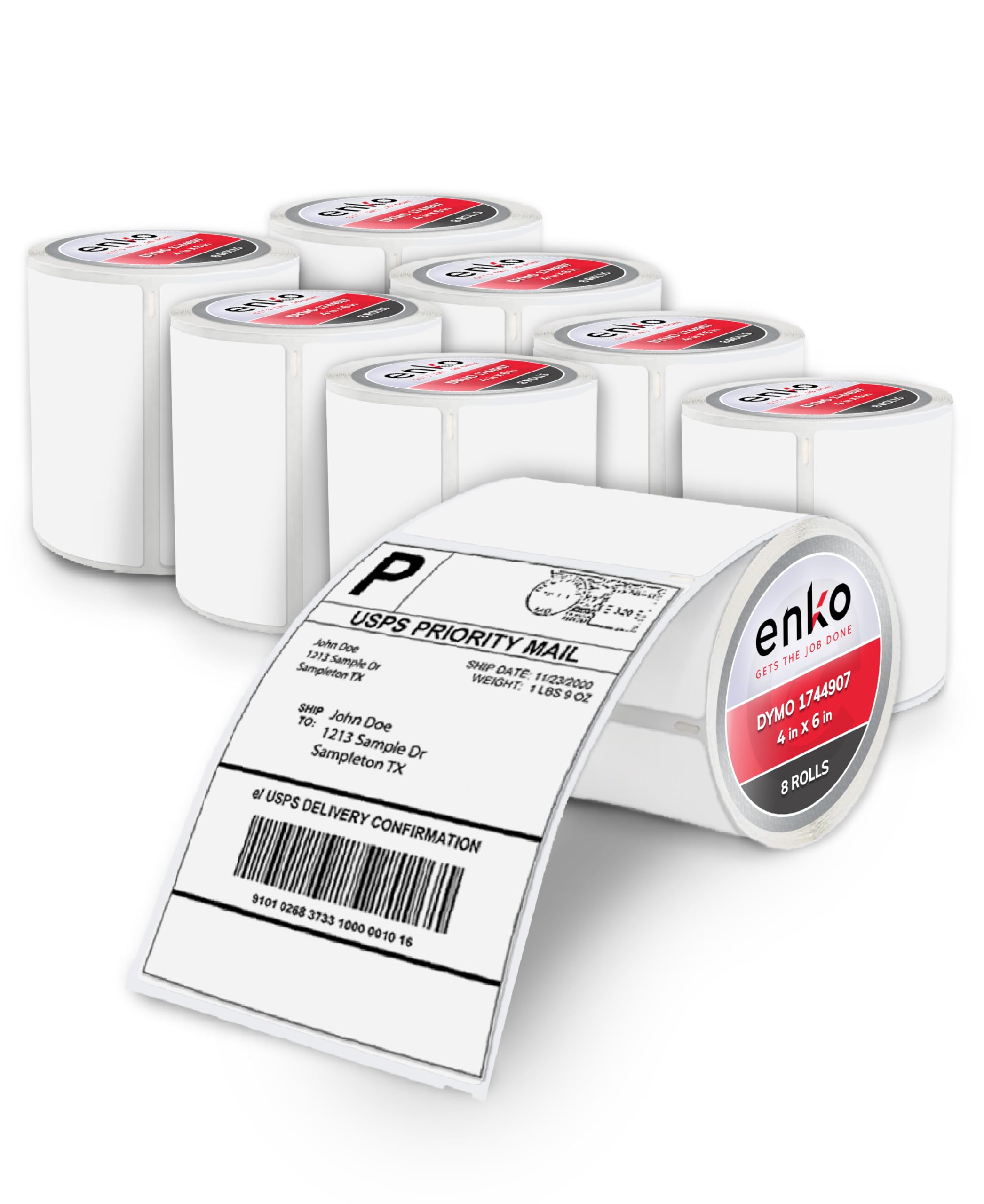 enKo Products Direct Thermal Address & Shipping Labels DY 1744907 Parent 8 Rolls, 1760 Labels