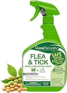 GoneNaturally Scentless Soybean Oil Cat Flea Spray