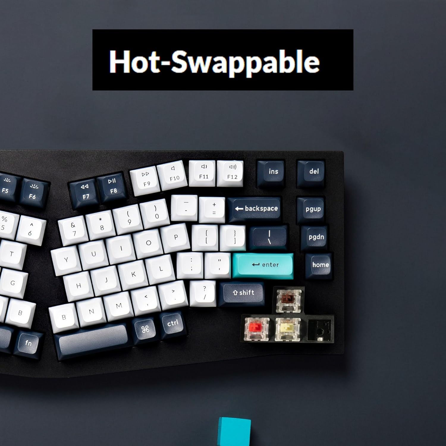 Keychron Q10 Max Custom Knob Mechanical Keyboard, Alice 75% Layout