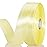 YASEO 1 Inch Baby Maize Solid Satin Ribbon, 50 Yards Craft Fabric Ribbon for Gift Wrapping Floral Bouquets Wedding Party Decoration