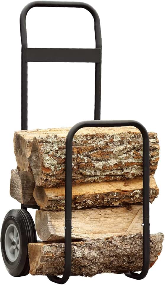 firewood rack with wheels