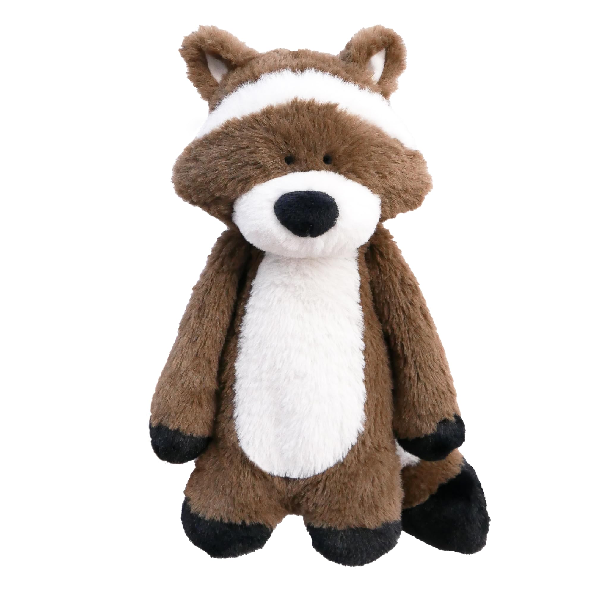 Tigercub Prints Ralphy the Raccoon - Soft Toy 25cm, Brown, Black, White