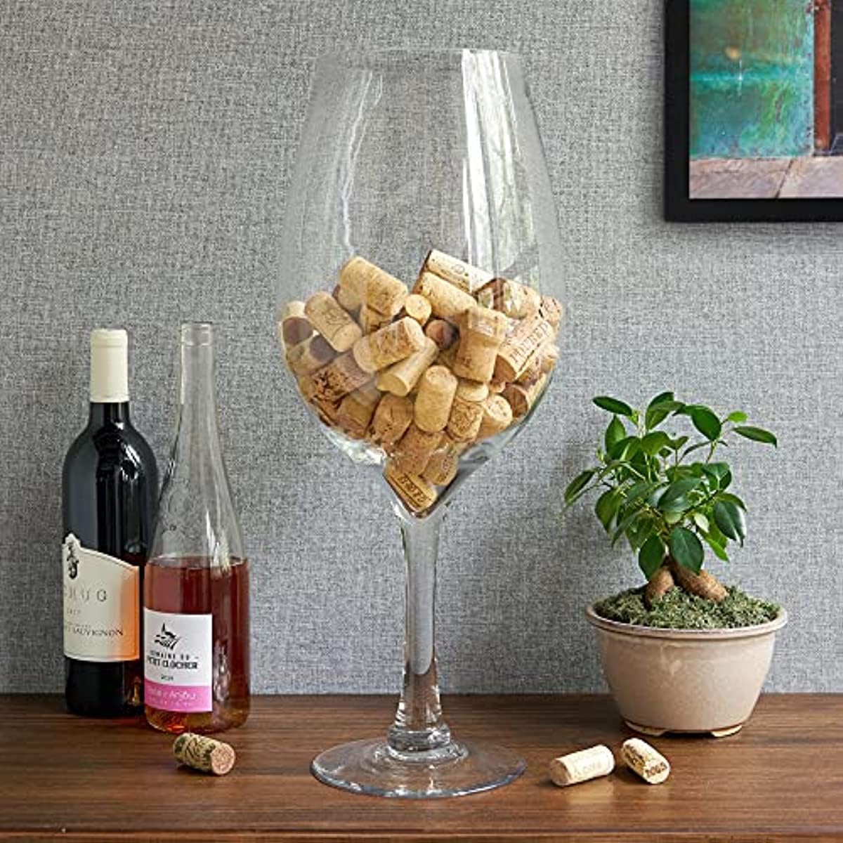 YUANXIN Giant Wine Glass Huge Stemware Creative Oversized Goblet Extra Large Champagne Glasses Beer Mug Red Wine Glasses (2500ml) - Image 6