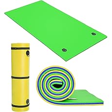 Lily Pad Floating Mat for Lake & Pool, 8'/9'/12' Extra Large Floating Water Mat, 3-Layer Tear-Resistant XPE Foam Suitable for Adults and Kids