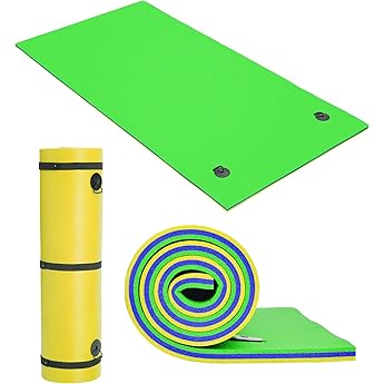 Lily Pad Floating Mat for Lake & Pool, 8'/9'/12' Extra Large Floating Water Mat, 3-Layer Tear-Resistant XPE Foam Suitable for Adults and Kids