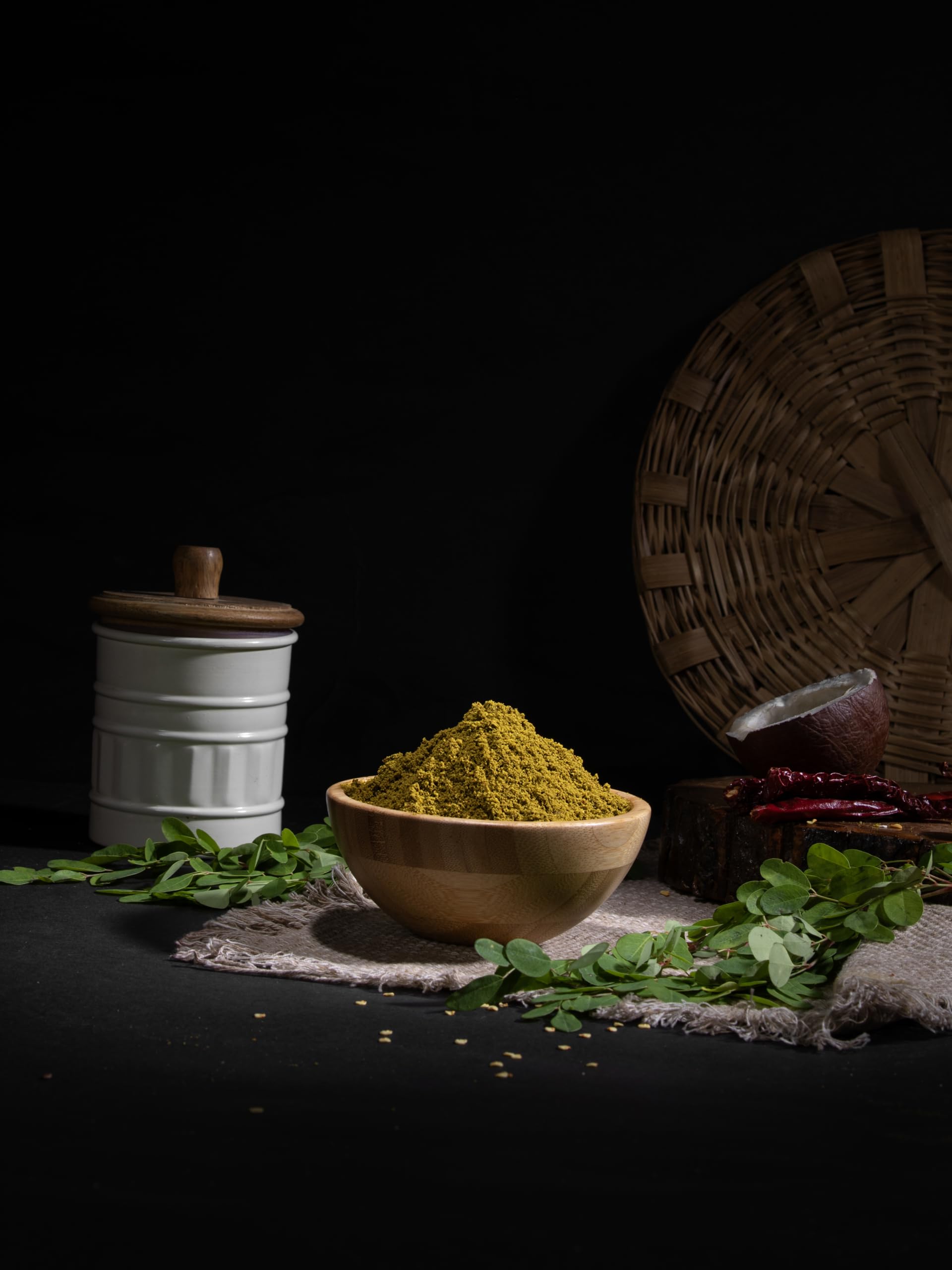Ajjis Homemade Moringa Chutney Powder | Healthy Drumstick Leaf Podi | 100g — Amazon image 4