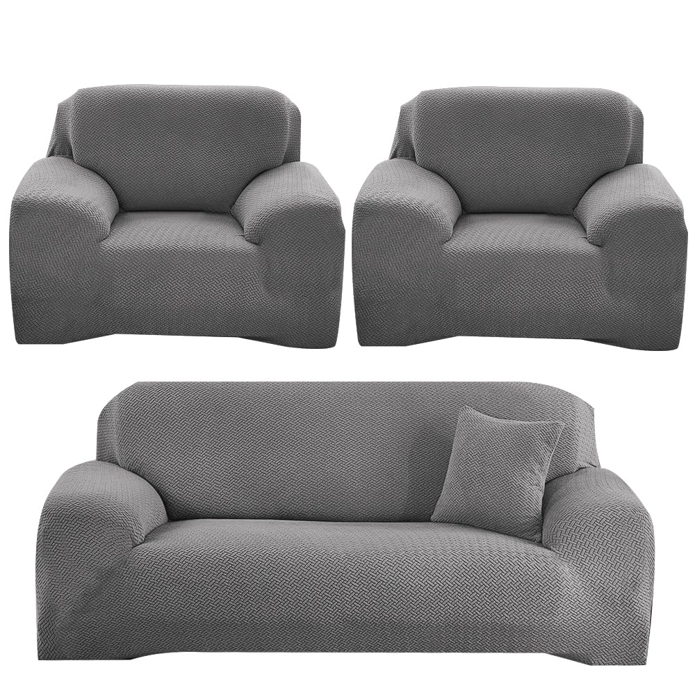 See full amazon price history chart for B BESTILO Universal Polyester Blend & Spandex Sofa Cover Big Elasticity Cover for Couch Flexible Stretch Sofa Cover | 120 GSM (Solid Grey Set Seater, Five Seater (3+1+1)) B BESTILO Universal Polyester Blend & Spandex Sofa Cover Big Elasticity Cover for Couch Flexible Stretch Sofa Cover | 120 GSM (Solid Grey Set Seater, Five Seater (3+1+1)) (B0D1R94WH4) Amazon Price History, Amazon Price Tracker