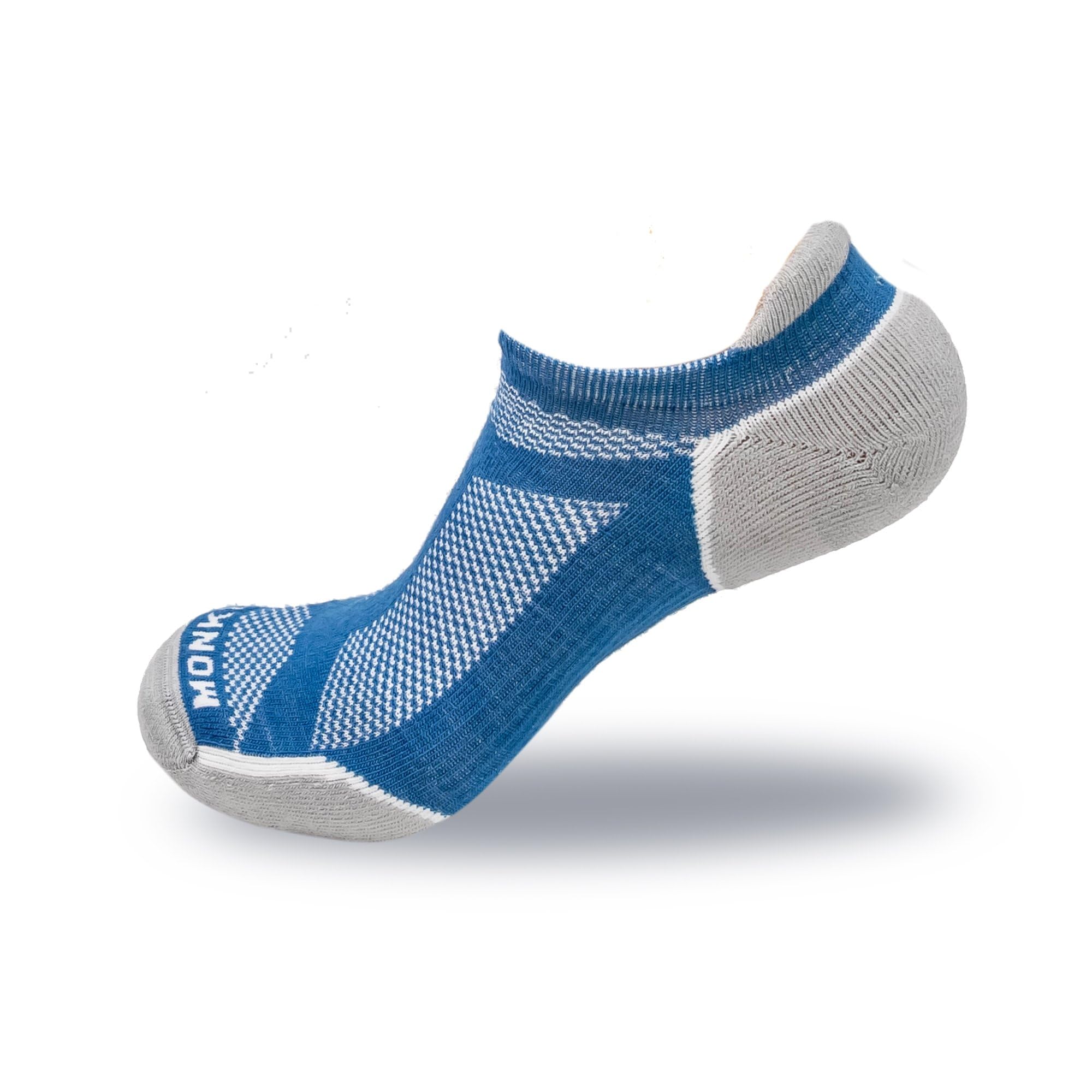 Fish Monkey SM200 Lightweight Tab - Ventilated Merino Wool Arch Compression Cushioned Heel for Men and Women