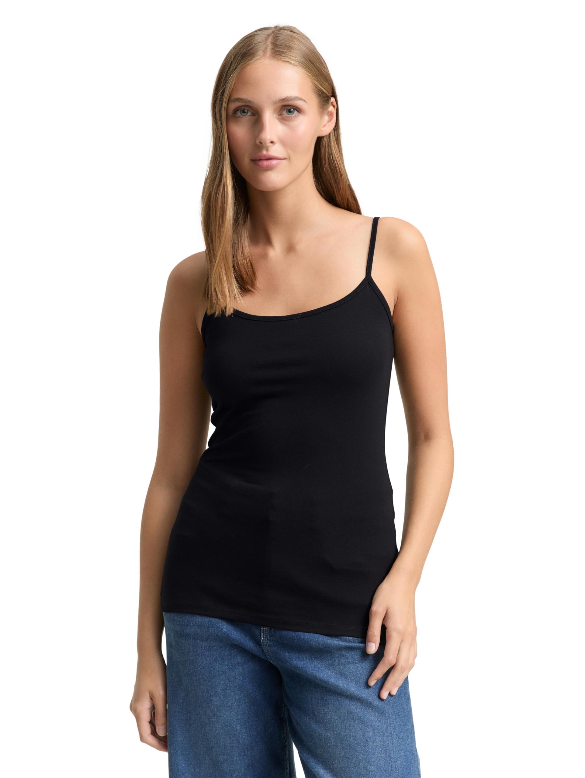 TOM TAILOR Denim Damen Slim Fit Trägertop