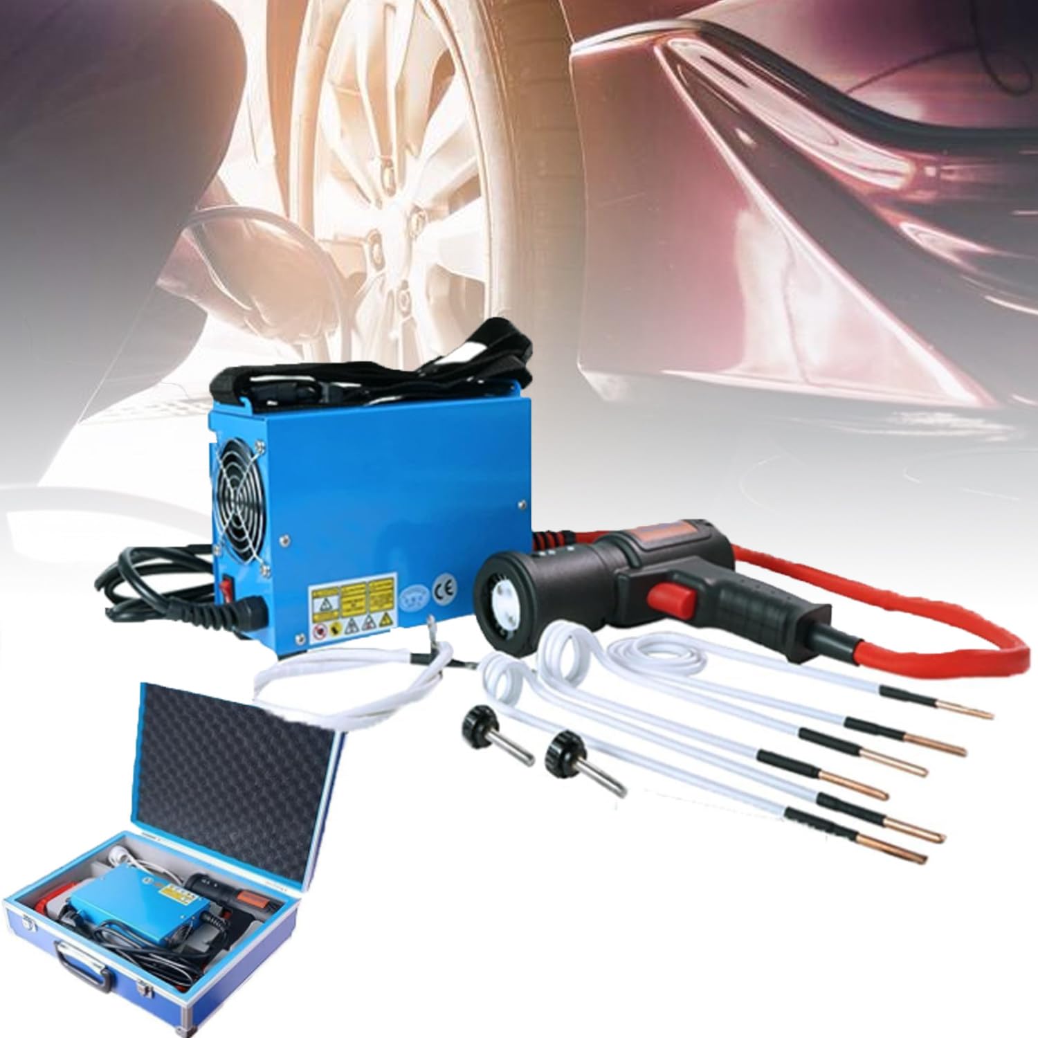 Magnetic Induction Heater Kit,1500W High Intensity Hand Held Magnetic Heater Bolt Remover Tool, Induction Heating Bolt Remover Tool for Car Truck,220V