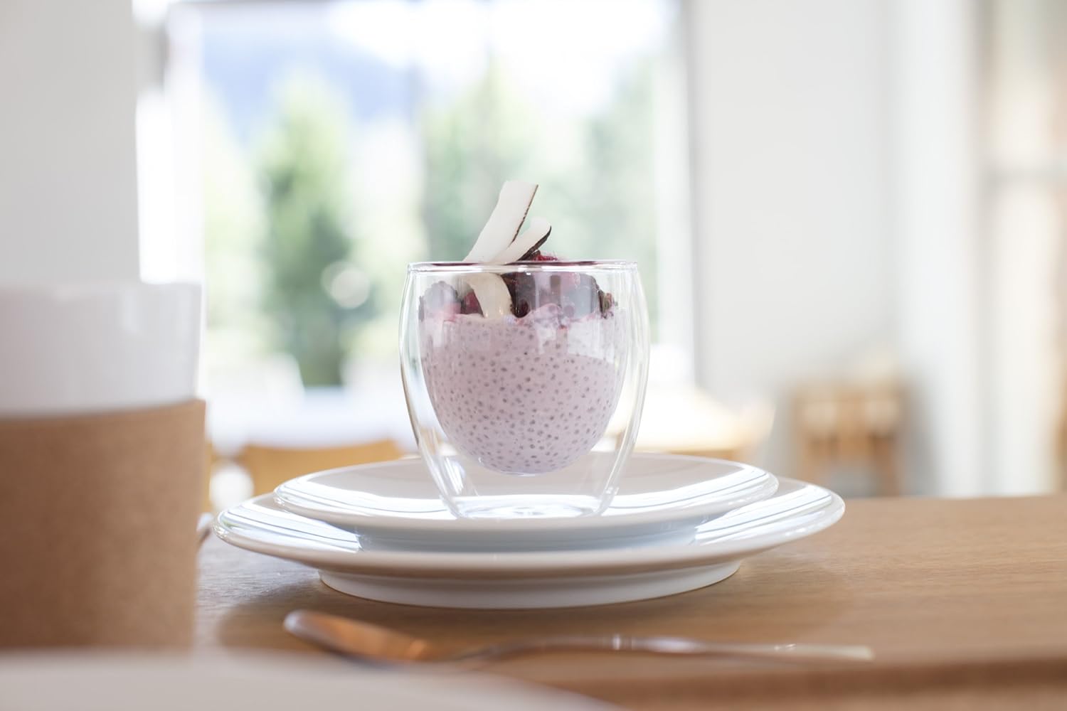 Bodum 2.5oz Pavina Double Wall High-Heat Borosilicate Glass, Set of 2, Clear - Image 4