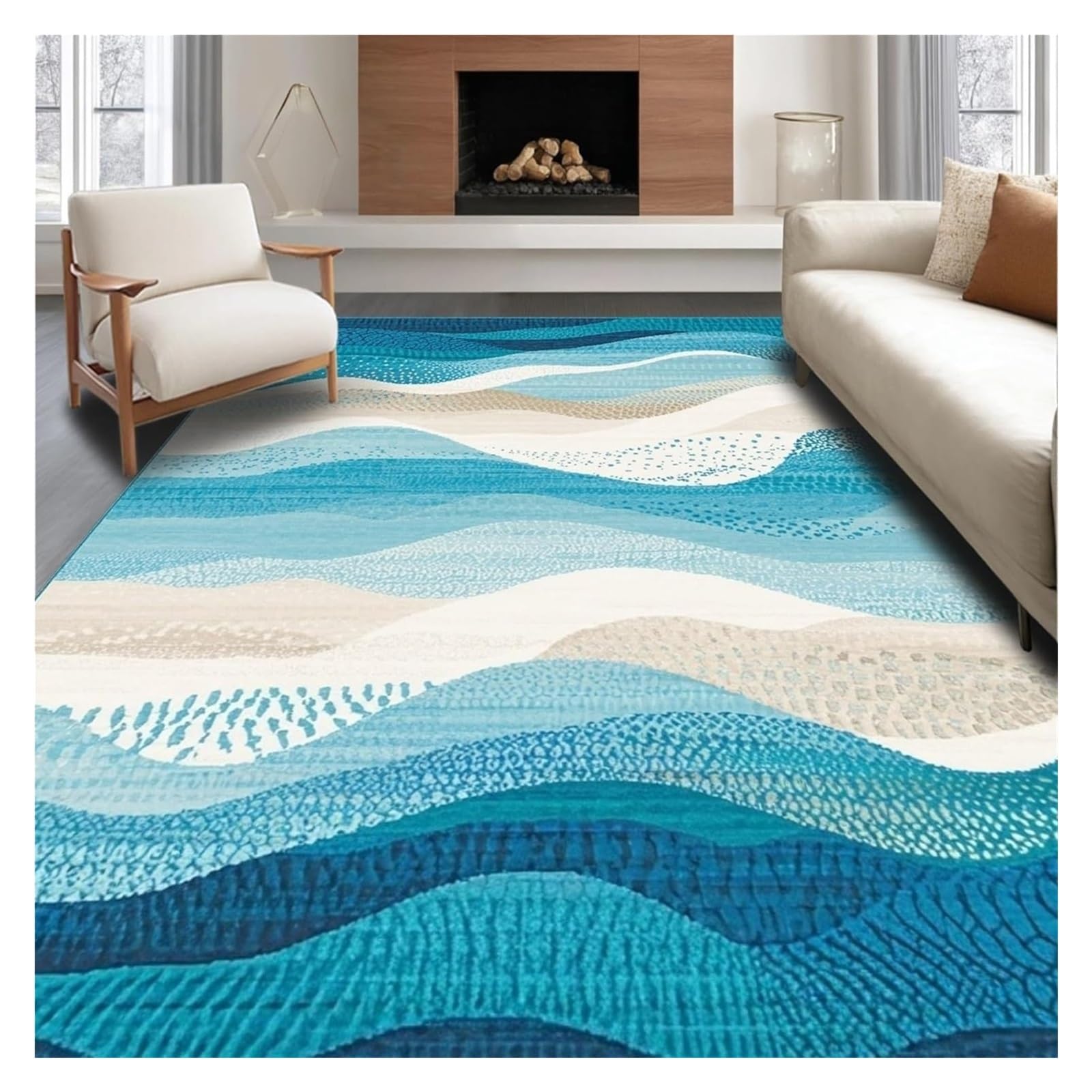 Tapis résistant aux taches : le modèle lavable et doux idéal pour enfants et animaux