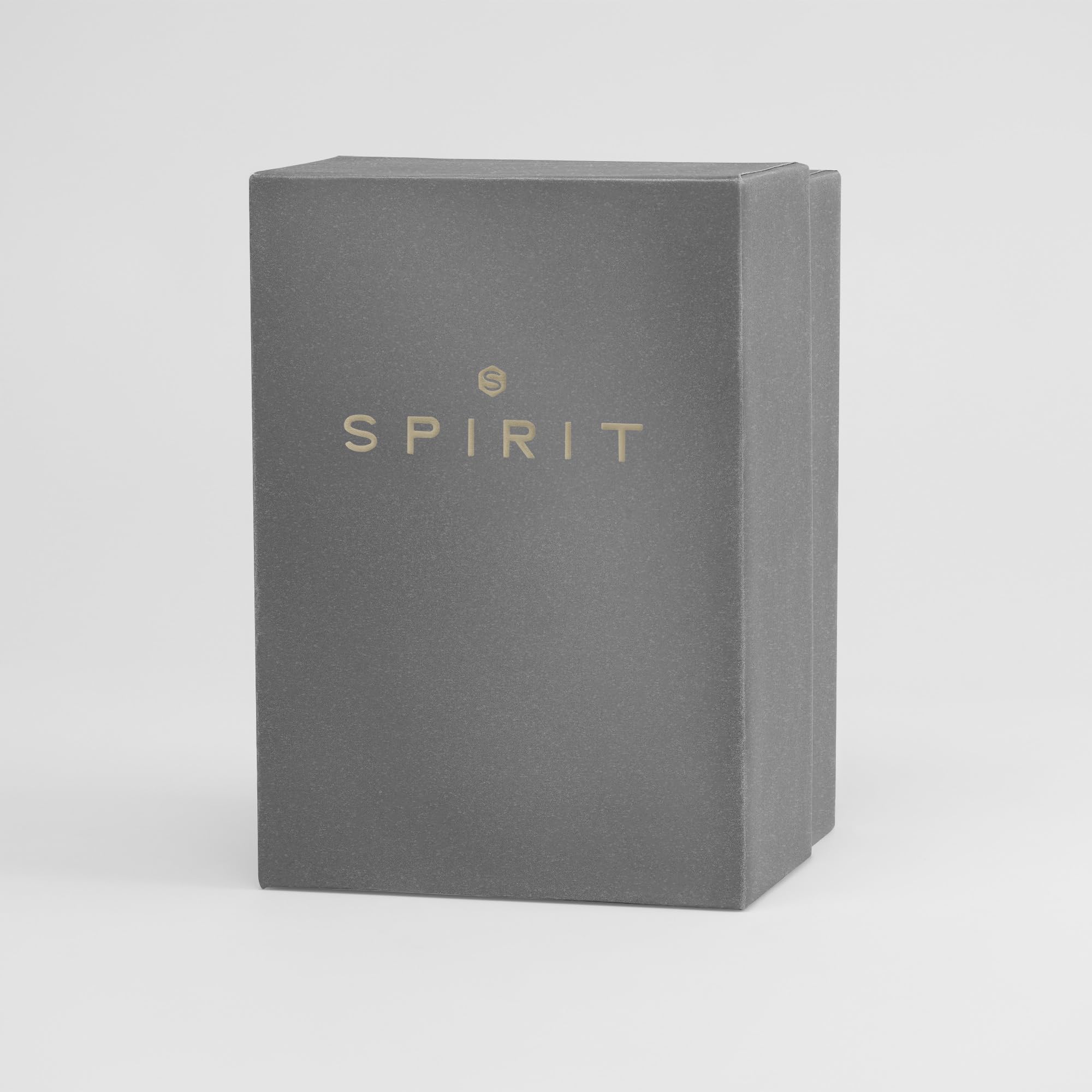 Spirit - Reloj analógico de cuarzo para mujer, chapado en plata y oro, pulsera cruzada, dorado, Glamuroso