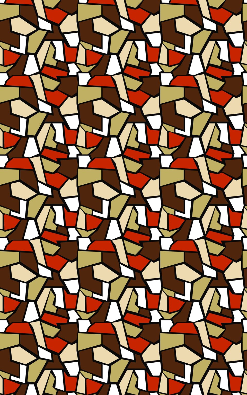 Windowpix 30 x 48 Abstract Elemental Geometric Mosaic Window Film Reusable Static Cling Windowfilm UV Filtering Energy Saving