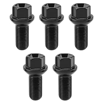 Wheel Lug Bolts M14x1.5 for Mercedes-Benz A B C E CLA CLS CLK GLA GLK GLE SL SLK Class 2003-2018, Replace 0009908307 5 PCS