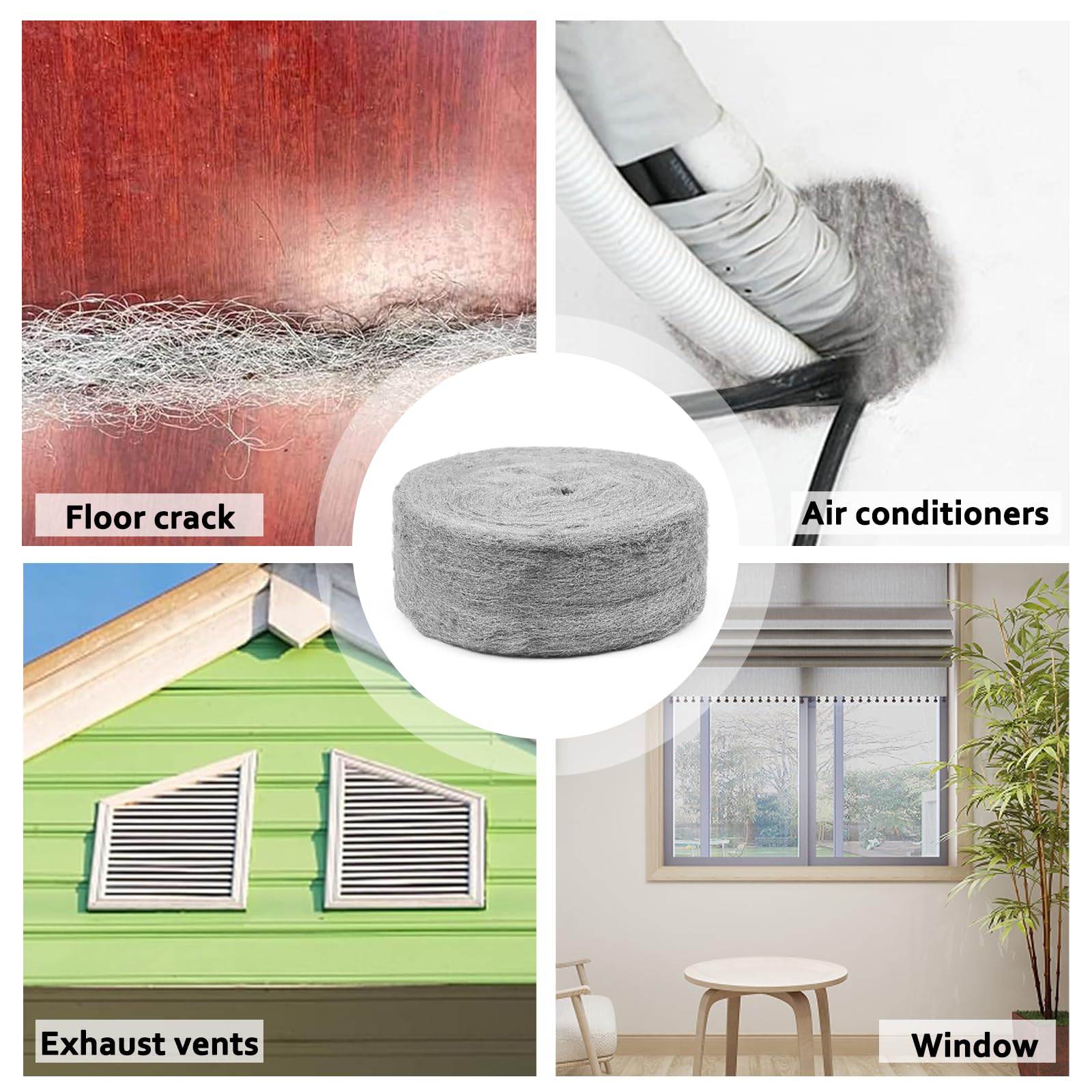 Lana D'Acciaio 0000 - 10m Per Pulizia E Lucidatura, Grado Fine Per Legno E Marmo - Foto 5