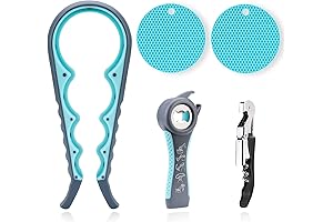 Jar Opener Gripper for Seniors with Arthritis: Effortless Jar and Bottle Opening Aid