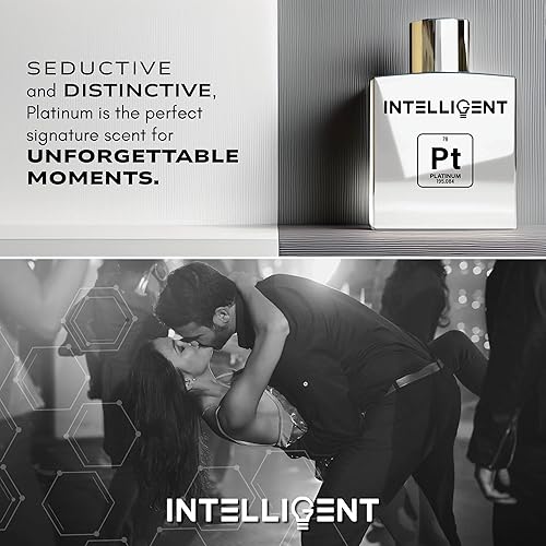 Miniatura 5 de Intelligent Platinum Eau de Parfum  Colonia para hombre  Dulce, Seductivo, llamativo  3.4 onzas líquidas (3.4 fl oz)