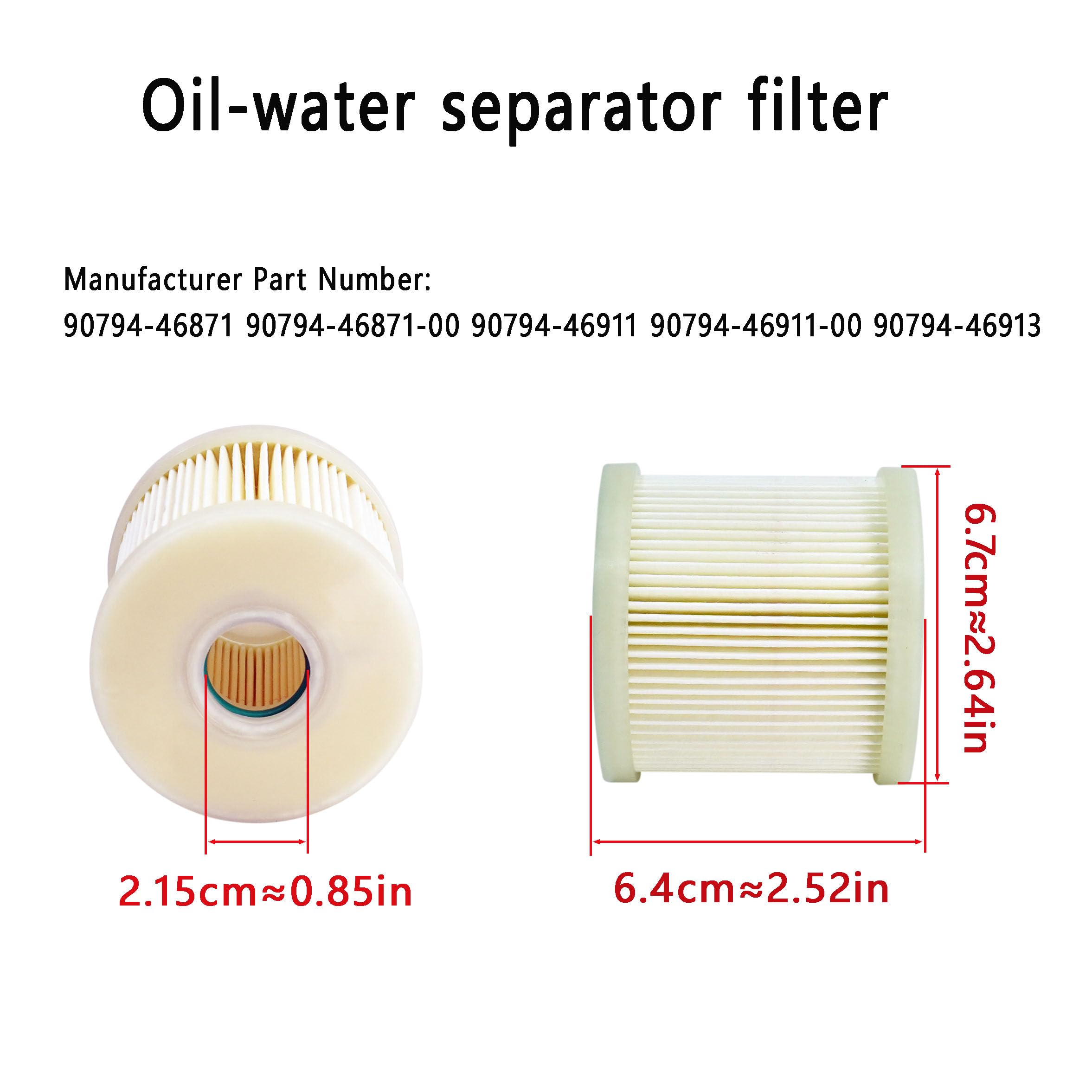 Amazon.com: Fuel Filter Water Separator Motorcycle Oil Water