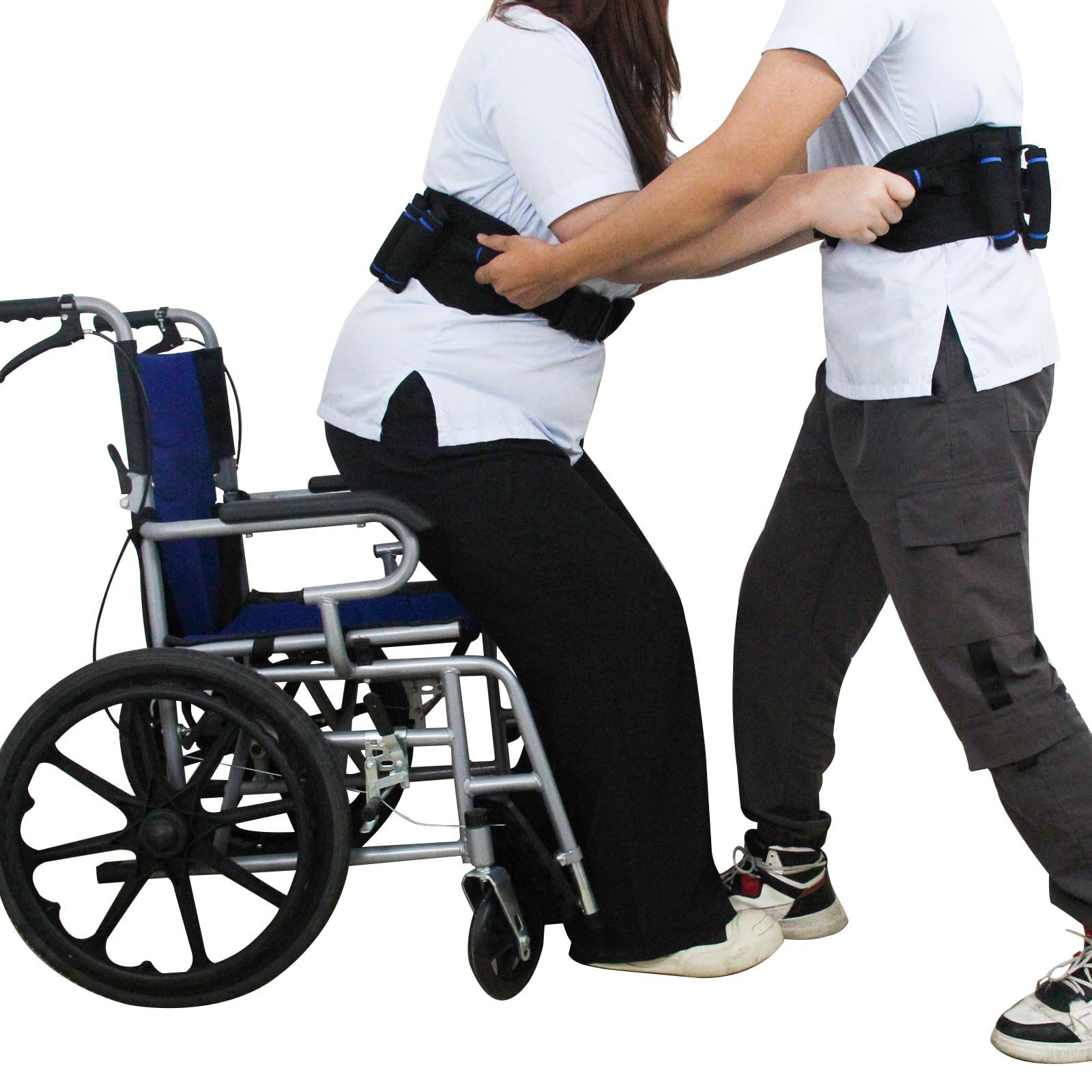 Transfer Belt for Seniors, Safety Walking Support with Quick Release Buckle — Amazon image 4