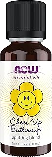 NOW Essential Oils, Cheer Up Buttercup! Oil Blend, Uplifting Aromatherapy Scent, Blend Pure Citrus Essential Oils, Vegan, ...