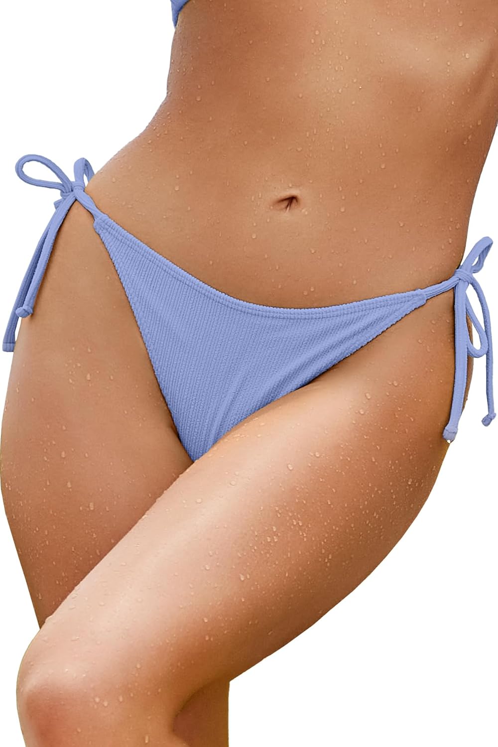 Sunsets Pacifica Taryn Tie Side Women's Swimsuit Bikini Bottom in Ribbed Fabric