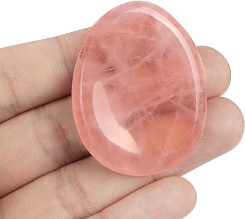 Miniatura 16 de Artistone Piedra de cristal de jaspe rojo tallada a mano para aliviar la ansiedad, estrés, meditación, reiki, en forma de gota de agua