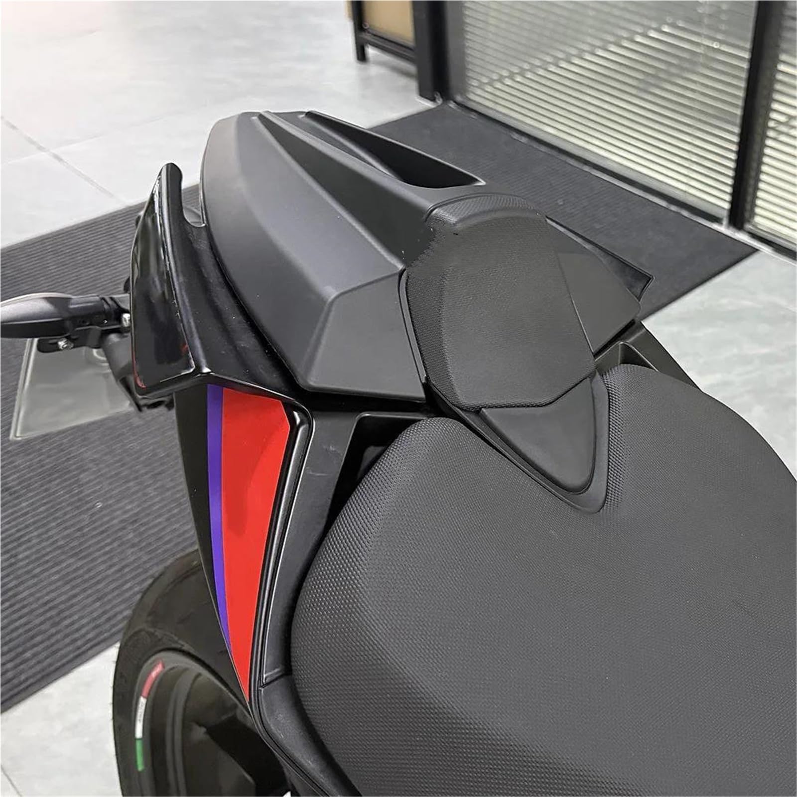 Carenatura Posteriore Per Moto Con Coprisella Monoposto Per Aprilia RS457 Rs457 RS 457 2024 2025 Copertura Sella Passeggero Monoposto Coprisedile Posteriore(Carbonio)