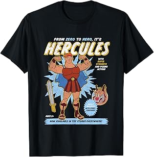 Disney Hercules Action Figure Poster T-Shirt