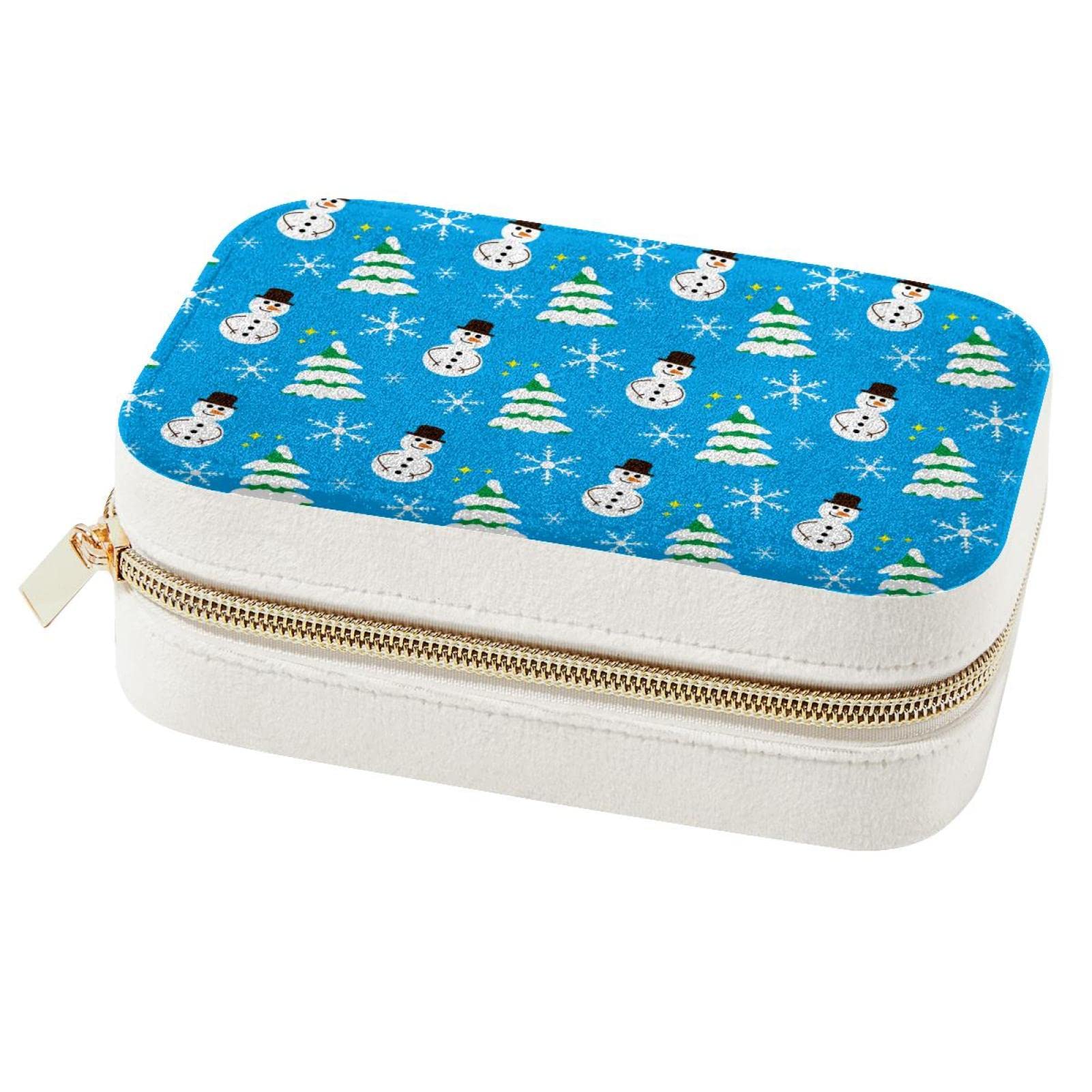 Boîte à bijoux de voyage portable organiseur bagues colliers pour filles