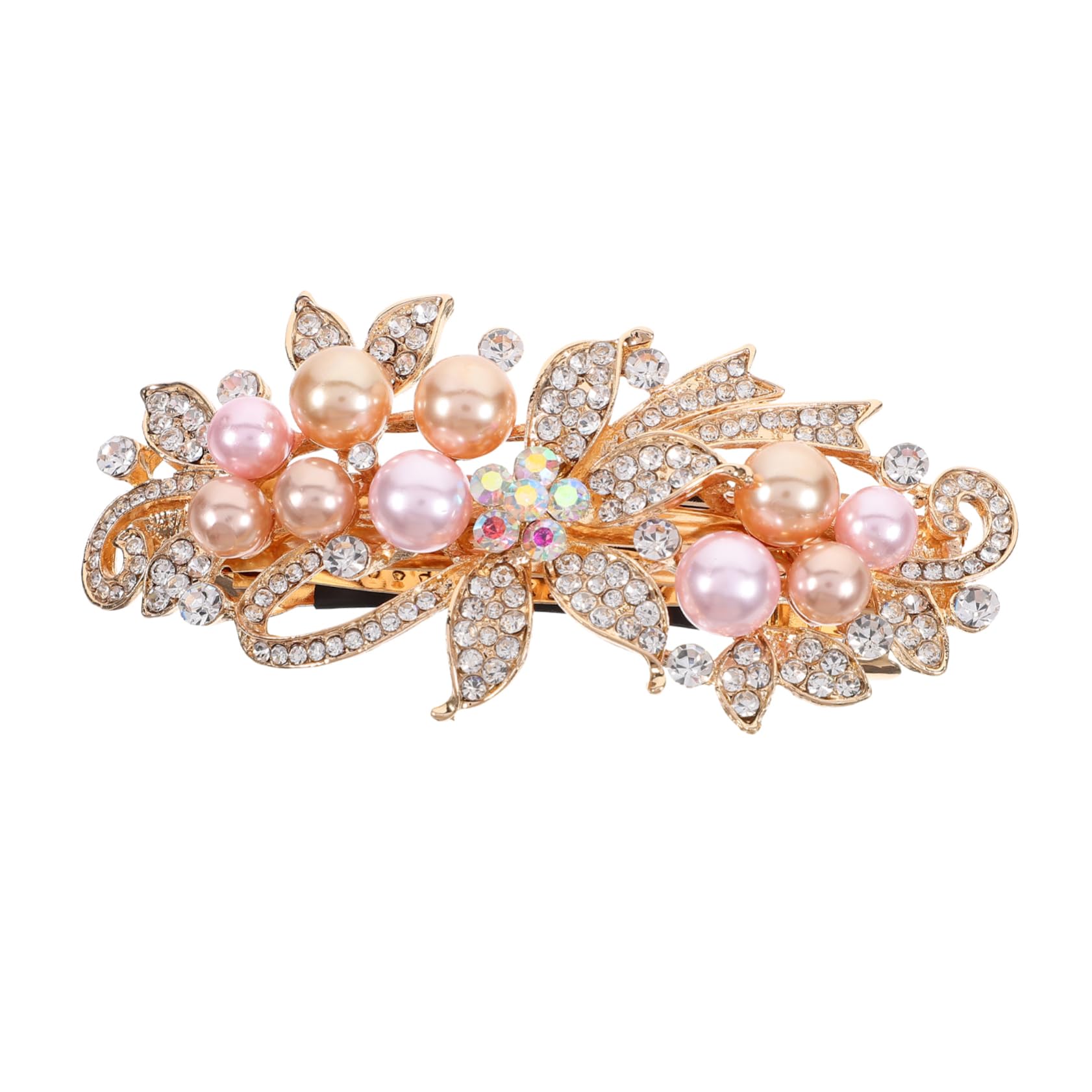 FRCOLOR 4 pezzi di strass forcine per capelli da donna fermagli per capelli forcine per capelli strass primavera fermagli per capelli con sposa lega di zinco accessori perla