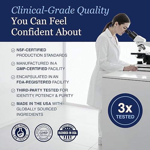 Miniatura 5 de Glicinato de magnesio 5 en 1 de espectro 5 en 1 de ZnS Health, malato, citrato, óxido, hidróxido para energía, nervios, músculos, sueño,